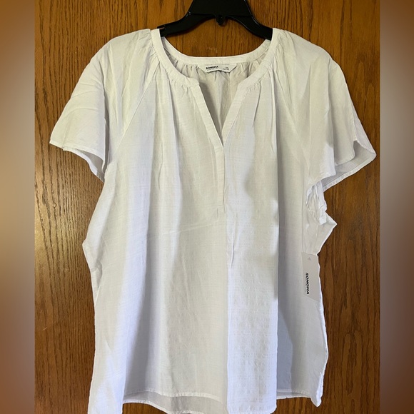 Brand new SONOMA white summer blouse. Size XXL - Picture 1 of 3